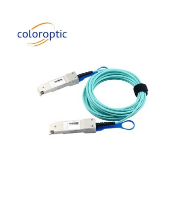 40G QSFP+ 3 - 100m de longitud AOC Cable óptico activo de banda ancha QDR / DDR / SDR