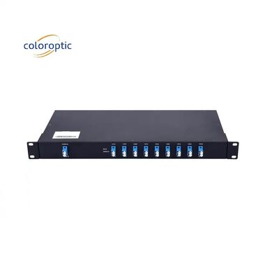 8 canales WDM Modelo CWDM MUX con conector LC para la red de acceso