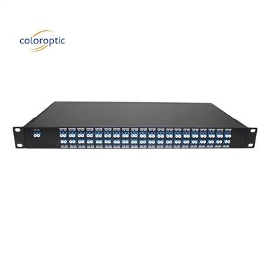 AAWG 96 Canal Modelo WDM Fibra de modo único doble de 50 GHz Sistema DWDM WDM