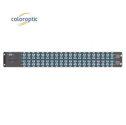 AAWG 96 Canal Modelo WDM Fibra de modo único doble de 50 GHz Sistema DWDM WDM