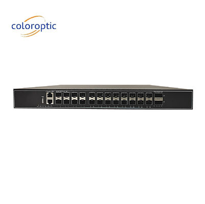 24 puertos 10GE Layer 3 Core Network Switch con puertos 2*40GE y seguridad SSH