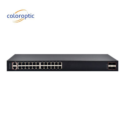 Interruptor de red de núcleo de alta performance de capa 3 con 24 puertos 4*10G puertos SFP+
