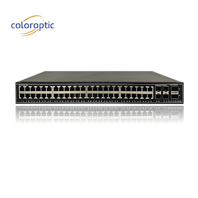 CE Layer 2 Enterprise Network Switch con puertos 48*2.5GE, 4*10GE, 2*40GE