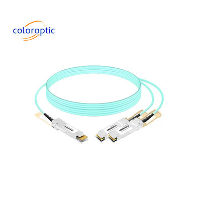 CO-1X1CP AOC DAC Cable 400G OSFP a 2x200G QSFP56 Enlaces