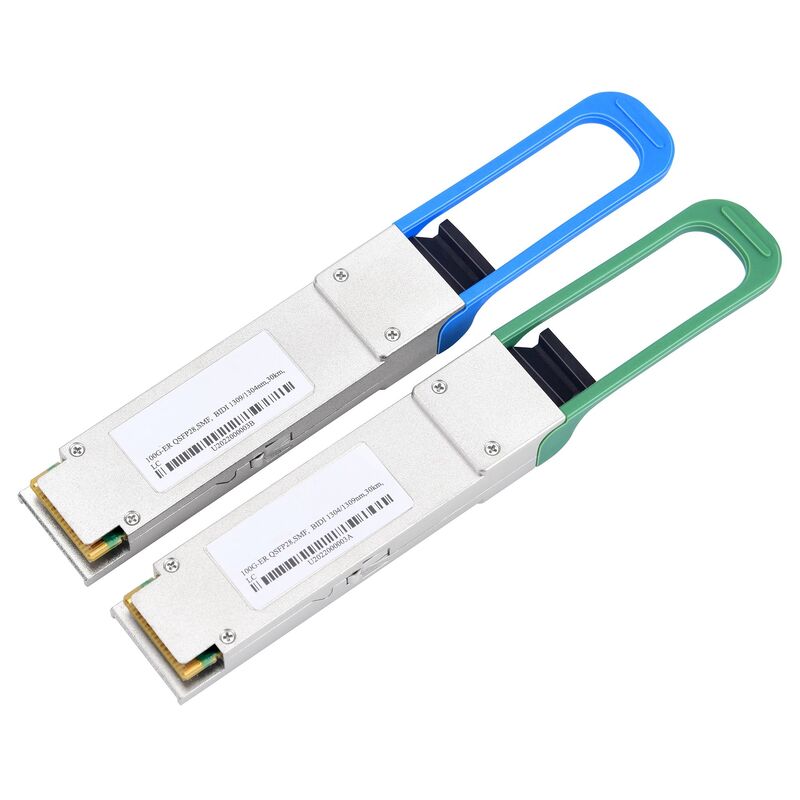 100G QSFP28 Transceptor óptico QSFP28 ER4 40km LC dúplex para enlaces Ethernet