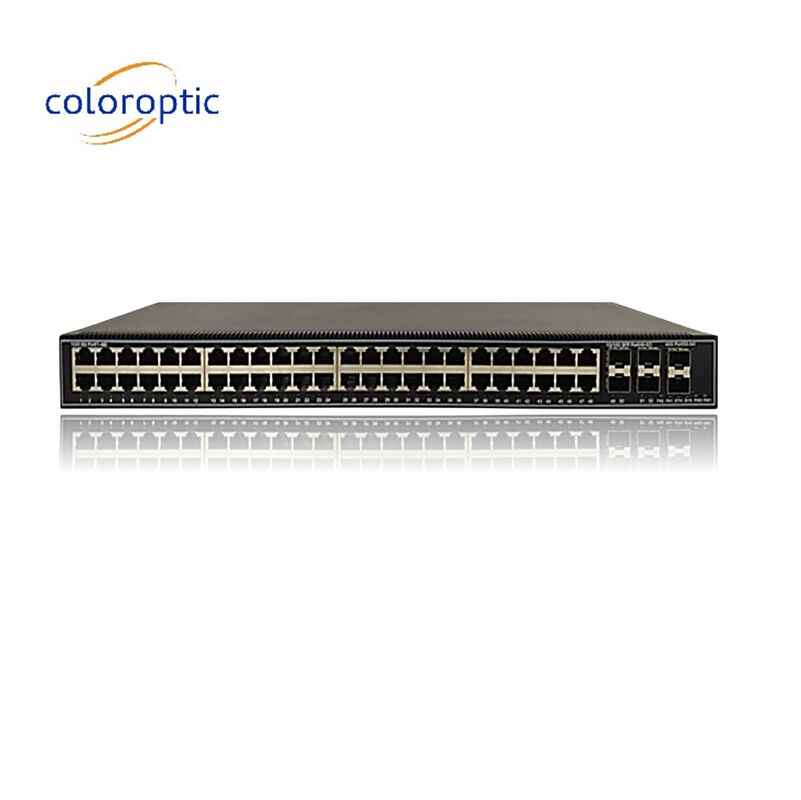 48 puertos Gigabit Layer 2 Switch de núcleo de red para administración de red empresarial