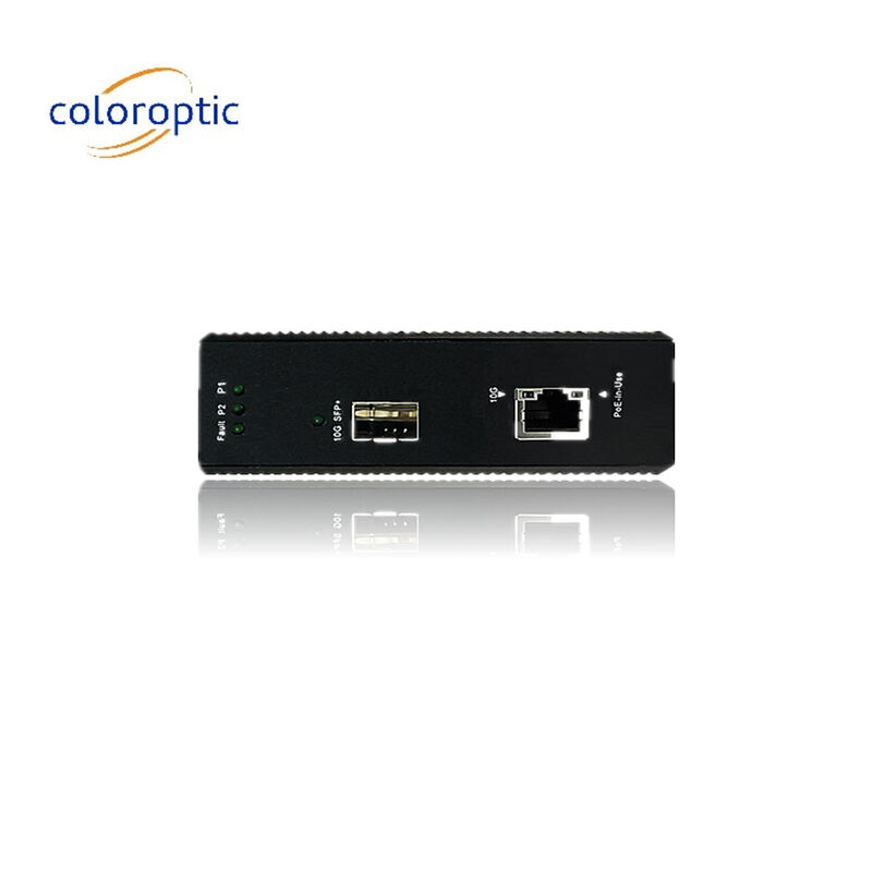 CO-1X1CP 10GE Poe Switches Protocolos IEEE802.3 Extender la transmisión por Ethernet IP