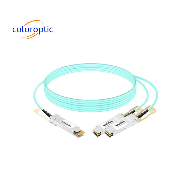 CO-1X1CP AOC DAC Cable 400G OSFP a 2x200G QSFP56 Enlaces