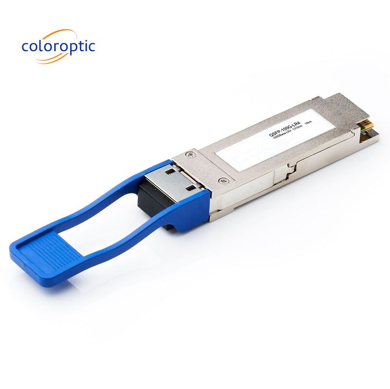 1310nm QSFP28 módulo transceptor SMF 20km Duplex LC receptor óptico